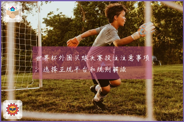 世界杯外围买球决赛投注注意事项：选择正规平台和规则解读
